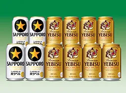 イメージ：ビール詰め合わせセット（350ml缶×12本）