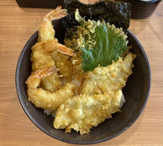 株主優待で食べたくら寿司の天丼