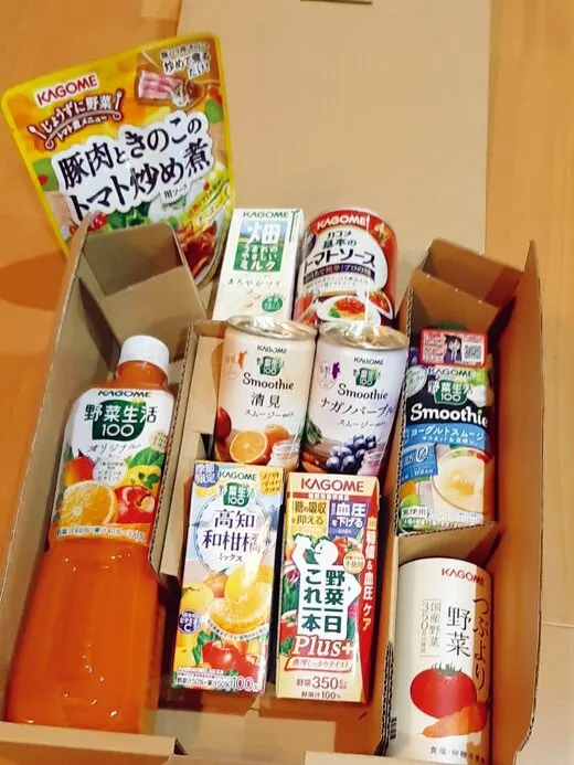 カゴメの製品詰め合わせ