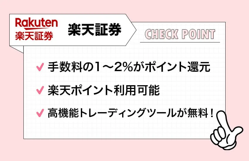 楽天証券のチェックポイント