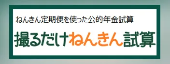 撮るだけねんきん試算