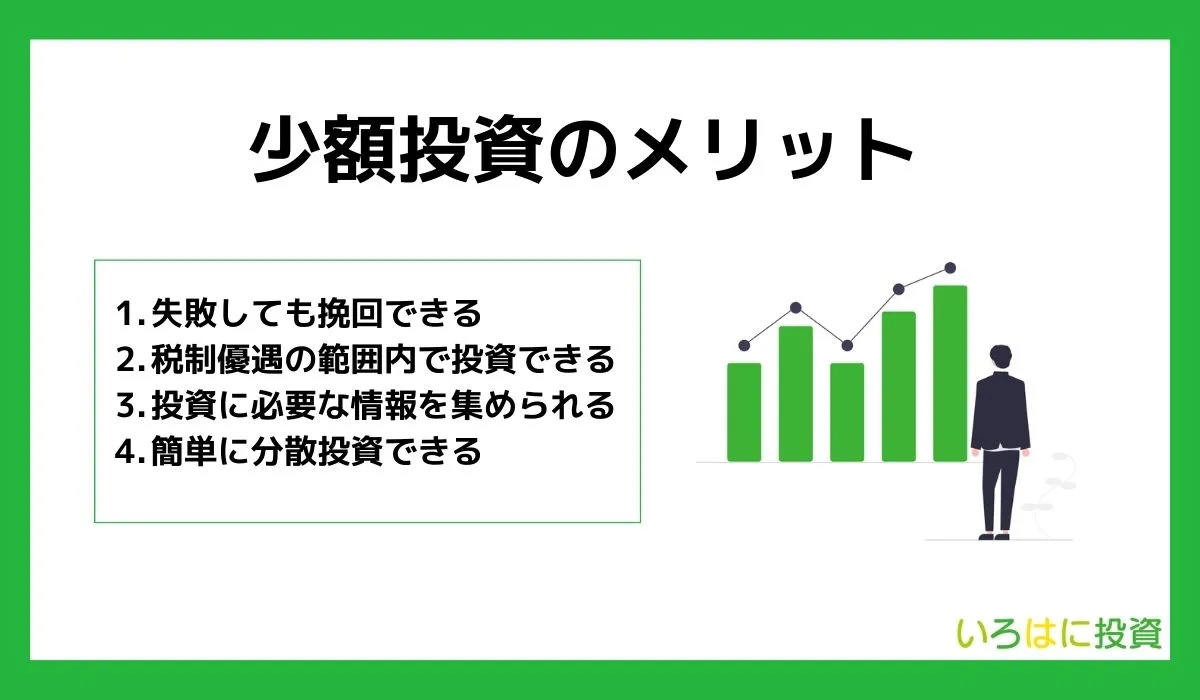 小額投資メリット