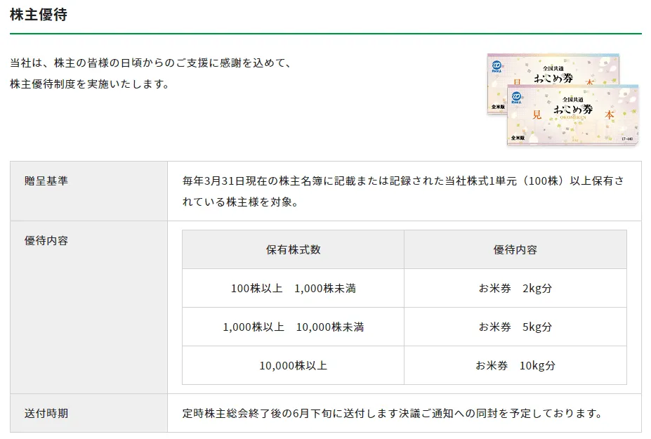 7438\u3000コンドーテック株主優待HPより